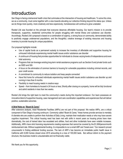 Supported Housing for Young People proposal cover